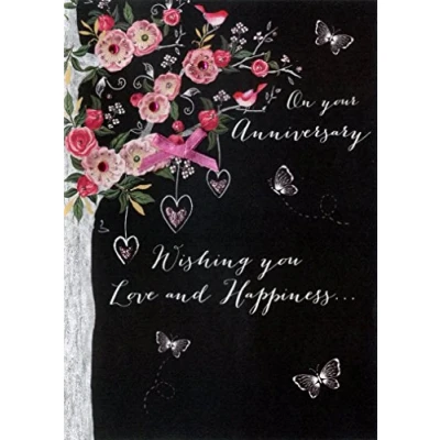 Image of Just To Say On Your Anniversary Greeting Card Second Nature Cards