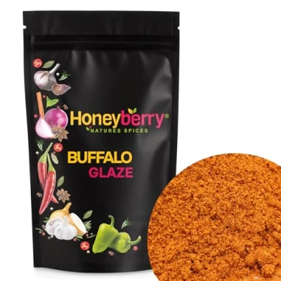 Image of Buffalo Glaze 100g BBQ Rubs and Seasoning for Meat Chicken Beef Pork Lamb Fish Burger Sausage Cheese Vegetable Tofu All Purpose Dried Spices Powder Blend Mixed Barbecue Rub Grill Marinade