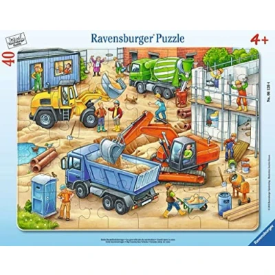 Image of Ravensburger 06120 4 &quot;Large Construction Vehicles Puzzle