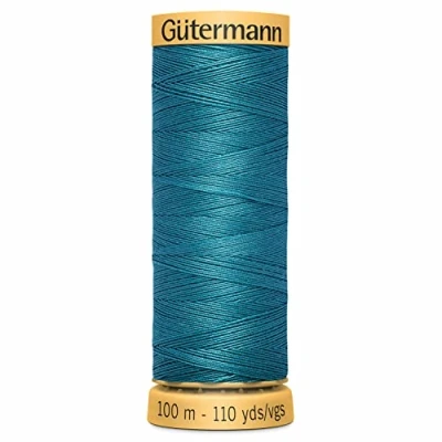 Image of Gutermann Natural Cotton 100m Quilting Sewing Machine Thread Blue 6934
