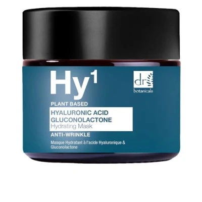 Image of Dr BOTANICALS Hyaluronic Acid &amp; Gluconolactone Hydrating Anti Aging Facial Mask Reduce Wrinkles, Renew, Gentle Exfoliate and Revitalize Skin with Nourishing