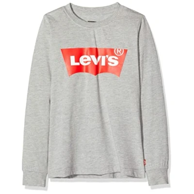 Image of Levi&#039;s Batwing TEE Long sleeved top for kids, Size: 10y, Light grey heather
