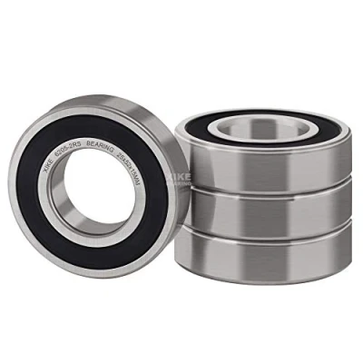 Image of XIKE 6205 2RS Sealed Ball Bearings 25x52x15mm, Chrome Steel｜Pre lubricated｜Double Rubber Seal｜6205RS Deep Groove Bearings, Pack of 4.