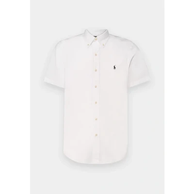 Image of Polo Ralph Lauren Custom FIT Stretch Poplin Shirt Shirt, Men&#039;s, Size: Small, White