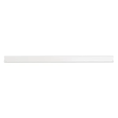 Image of DONAU Universal Spine Bars/Pack of 10 / DIN A4 mm for Approximately 100 Sheets/Terminal Block Privacy Screen Strips/Mounting Clips/PVC Plastic/White