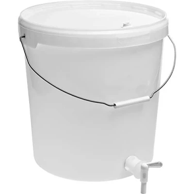 Image of 30 Litre Fermenting Bucket for Home Brew Beer/Wine/Cider Making, with Tap, Lid, Handle &amp; Scale