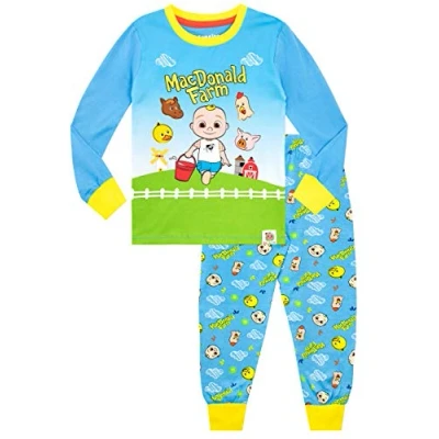 Image of CoComelon Boys Pyjamas Snuggle Fit Blue 12 18 Months