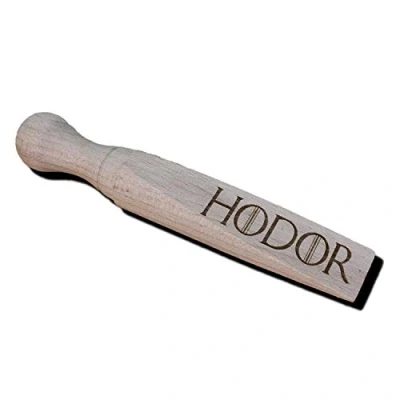 Image of HODOR Door Stop GoT Inspired Hold The Doorstop Present House Warming Gift Laser Engraved