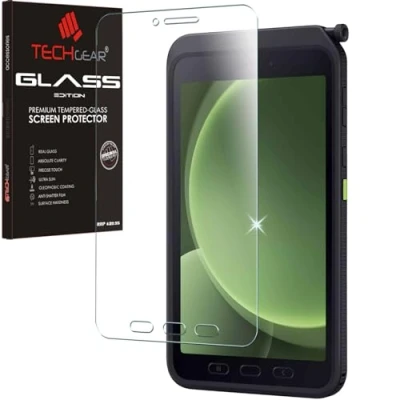 Image of TECHGEAR Galaxy Tab Active 5 8.0&quot; Glass Edition (SM X300, SM X306) Tempered Screen Protector [9H Toughness] [HD Clarity] [Scratch Resistant] [No Bubble] Made For Samsung 2024