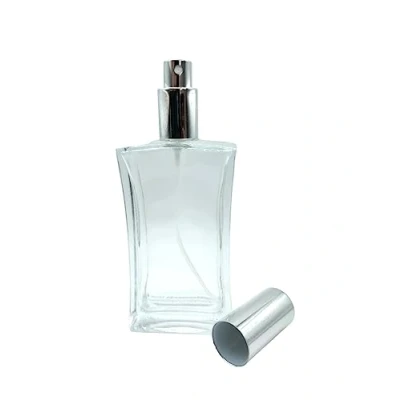 Image of Zénitude Glassworks Empty Glass Perfume Bottle 100ml Silver