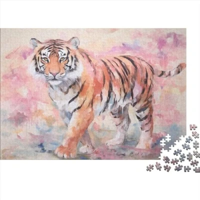 Image of Tiger 1000 Piece Jigsaw Puzzles for Adults Pieces Puzzle 1000pcs (75x50cm)