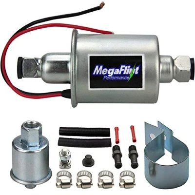 Image of Megaflint+ E8012S 12V Universal Electric Fuel Pump Low Pressure 5 9 PSI For Gas Diesel Inline HEP 02A