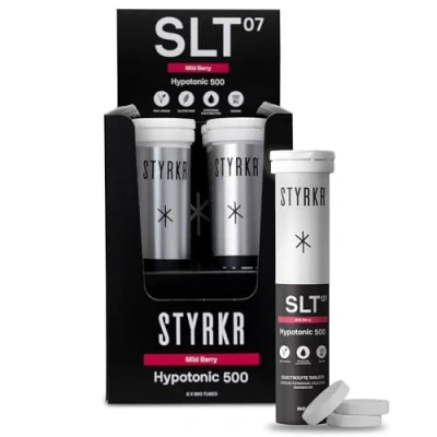 Image of STYRKR SLT07 Mild Berry 500mg Sodium Hydration Tablets Pack of 12