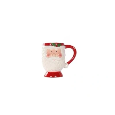 Image of Garden Store Direct Santa Claus Novelty Christmas Mug Traditional Festive Design Father