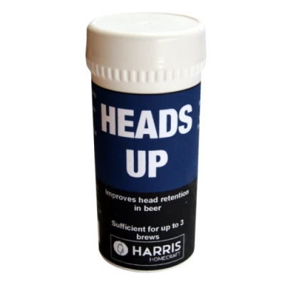 Image of Harris Heads Up Improves Head Retention In Beer