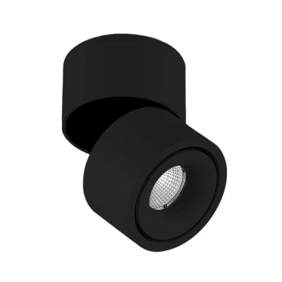 Image of Arcchio LED downlight Rotari, 6.1W, 1 bulb, black