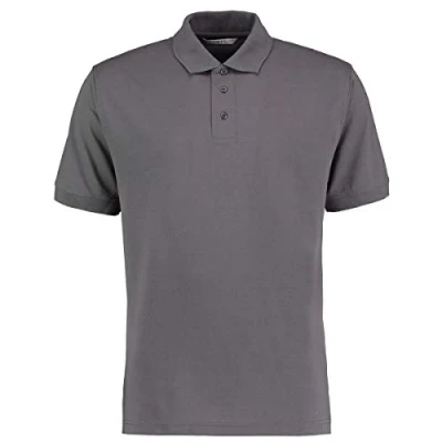 Image of Kustom Kit Unisex Comfort Finish Klassic Polo Shirt Charcoal M
