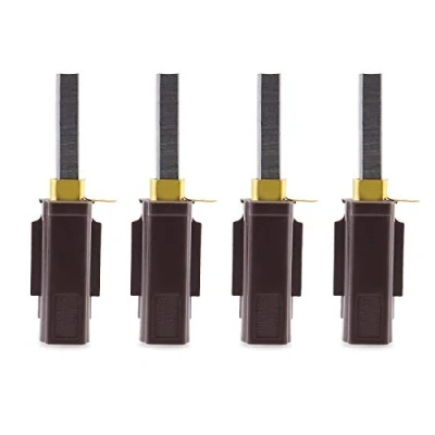 Image of YINETTECH 4x Vacuum Cleaner Carbon Brushes Motor Holder Replacement Fit for Numatic Parts Compatible with 230155 230240 2311480