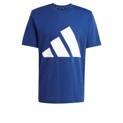 Image of adidas Sportswear Essentials BIG LOGO Single Print Tshirt Dark blue white, Men&#039;s, Size: 3XL, white