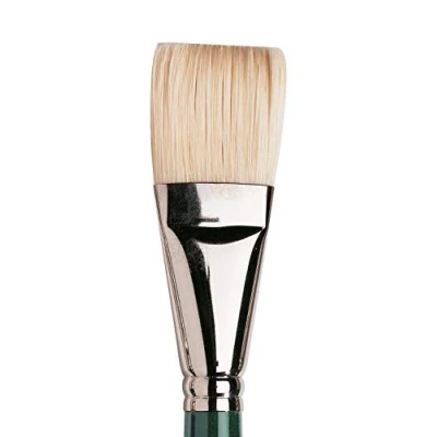 Image of Winsor and Newton Winton Hog Brush Long Handled Short Flat/Bright No 16 (Each)