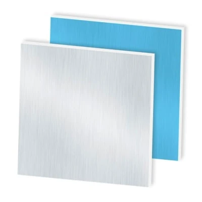 Image of iMeistek 6063 Aluminium Sheet with Protective Film on Both Sides, 200mm x 2 mm Wall Thick Square Plate (2 PCS)