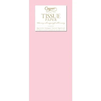 Image of Caspari Tissue Paper, Pack of 8, Baby Pink
