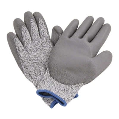Image of PTI Anti Cut Resistant Level 5 Safety Work Gloves Size 10 X Large Protective Proof Glove Builders Grip Protection (PACK 12)