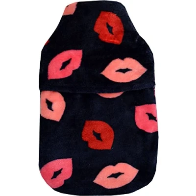 Image of Vagabond Bags Lips Cuddlesoft Hot Water Bottle and Cover