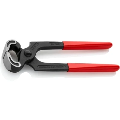 Image of Knipex Circlip Pliers for internal circlips in bore holes black atramentized, plastic coated 130 mm (self service card/blister) 44 21 J01 SB