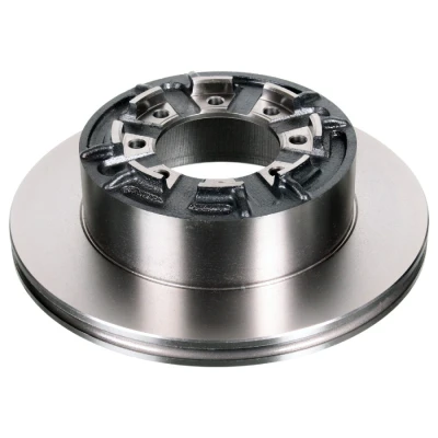 Image of 0001908773, 0007180256, 001908773, 002996498, 0042080541 Brake disc FEBI BILSTEIN 17349 Rear Axle 290mm 22mm 8 Hole 108mm solid Coated IVECO: DAILY 3