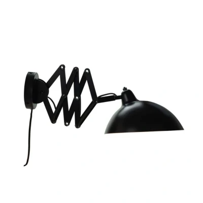 Image of Dyberg Larsen Futura wall lamp with a scissors arm