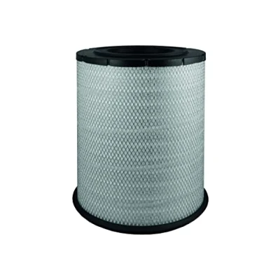 Image of 76657415 Air Filter MAHLE ORIGINAL LX 1587 411,0mm 323,0, 304mm Insert MAN: TGA, TGX, MERCEDES BENZ: ACTROS MP4 / MP5, ATEGO