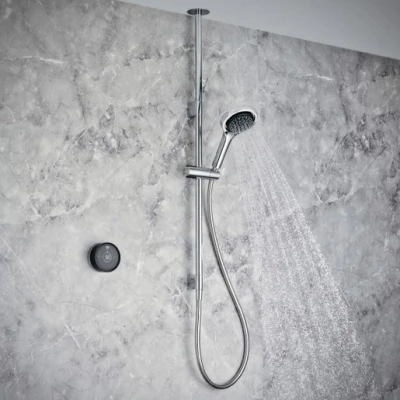 Image of Mira Showers Platinum Ceiling Fed Wireless Digital Mixer Shower (Gravity Pumped) 1.1981.010
