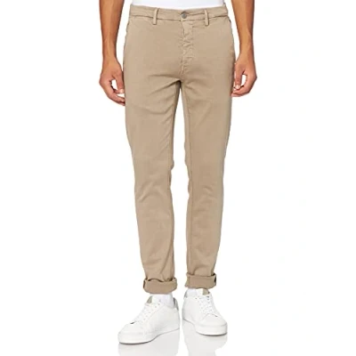 Image of Replay Men&#039;s Jeans Zeumar Slim Fit Hyperflex Hyperchino Color X Lite with Stretch, Beige (Sand 020), 36W / 32L