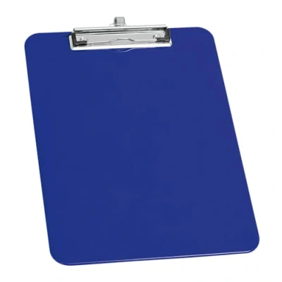 Image of Wedo 576603 A4 Clipboard in with Pen Holder Blue
