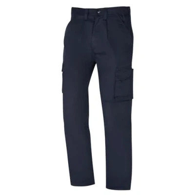 Image of ORN Mens Cargo Trousers with Kneepad Pocket Work Utility &amp; Safety Pockets, Durable and Heavyweight (2500) Navy, R32