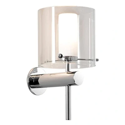 Image of Arezzo Dimmable Bathroom Wall Light Polished Chrome, G9