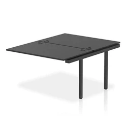 Image of Impulse Bench B2B Ext Kit 1200 Black Frame Office Desk