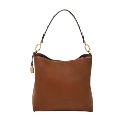 Image of Fossil Women&#039;s Jessie LiteHide™ Leather Bucket Shoulder Bag, ZB11003200