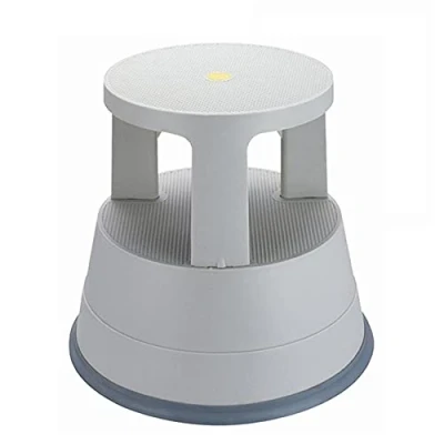 Image of Grey Heavy Duty Metal SUPASTEP Kick Step Stool, Load Capacity upto 150KG