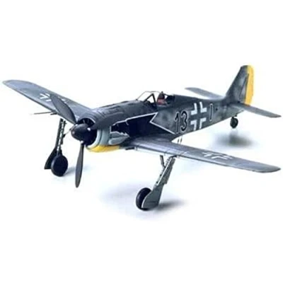Image of TAMIYA 300060766 Military 1:72 Focke Wulf Fw 190 A 3, Aviation, Aeroplane, Faithful Replica, Plastic Kit, Crafts, Model Assembly, Unpainted, Multi Coloured