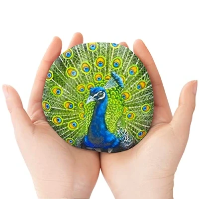 Image of ROCART 24 Extra Large 10 13cm Flat Rocks for Painting, Smooth River Painting Supplies Kindness Stones, Arts and Crafts, Decoration