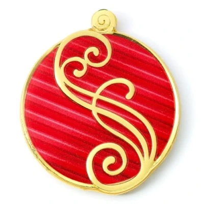 Image of Wicked Glinda Pink Shiz Logo Pin Badge
