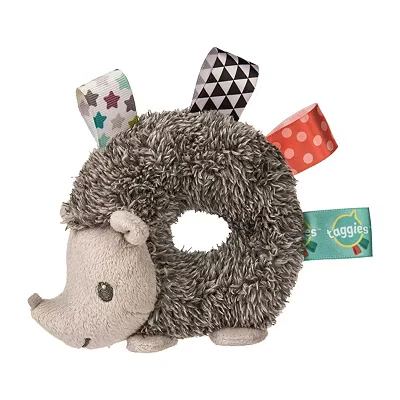 Image of Mary Meyer 40200 Taggies Heather Hedgehog Baby Rattle, Multicolour