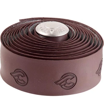 Image of Cinelli Vegan Leather Look Handlebar Tape, Brown, One Size