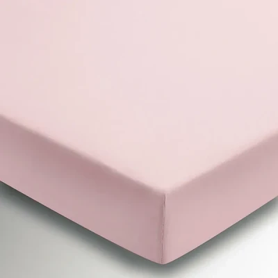Image of Helena Springfield Plain Dye Fitted Sheet Single Blush