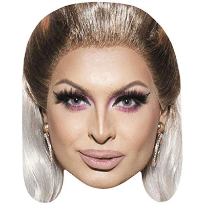 Image of Cheryl Hole (Make Up) Celebrity Mask, Flat Card Face, Fancy Dress Mask