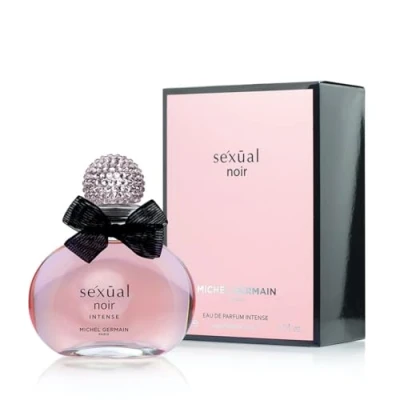 Image of Michel Germain Sexual Noir Intense Floriental Perfume for Women Notes of Strawberries, Sweet Pea and Sandalwood Enriched with Natural Oils Suitable any Occasion 125 ml EDP Spray