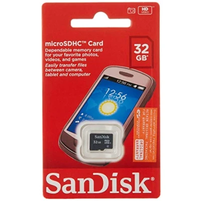 Image of SanDisk SDSDQM 032G B35 Micro SDHC memory card 32GB 4MB/s class 4
