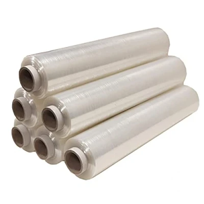 Image of 15X QUALITY FLUSH CORE CLEAR PALLET STRETCH WRAP STRONG SHRINK FILM 400mmX200m,X250m,X300m. (300m)